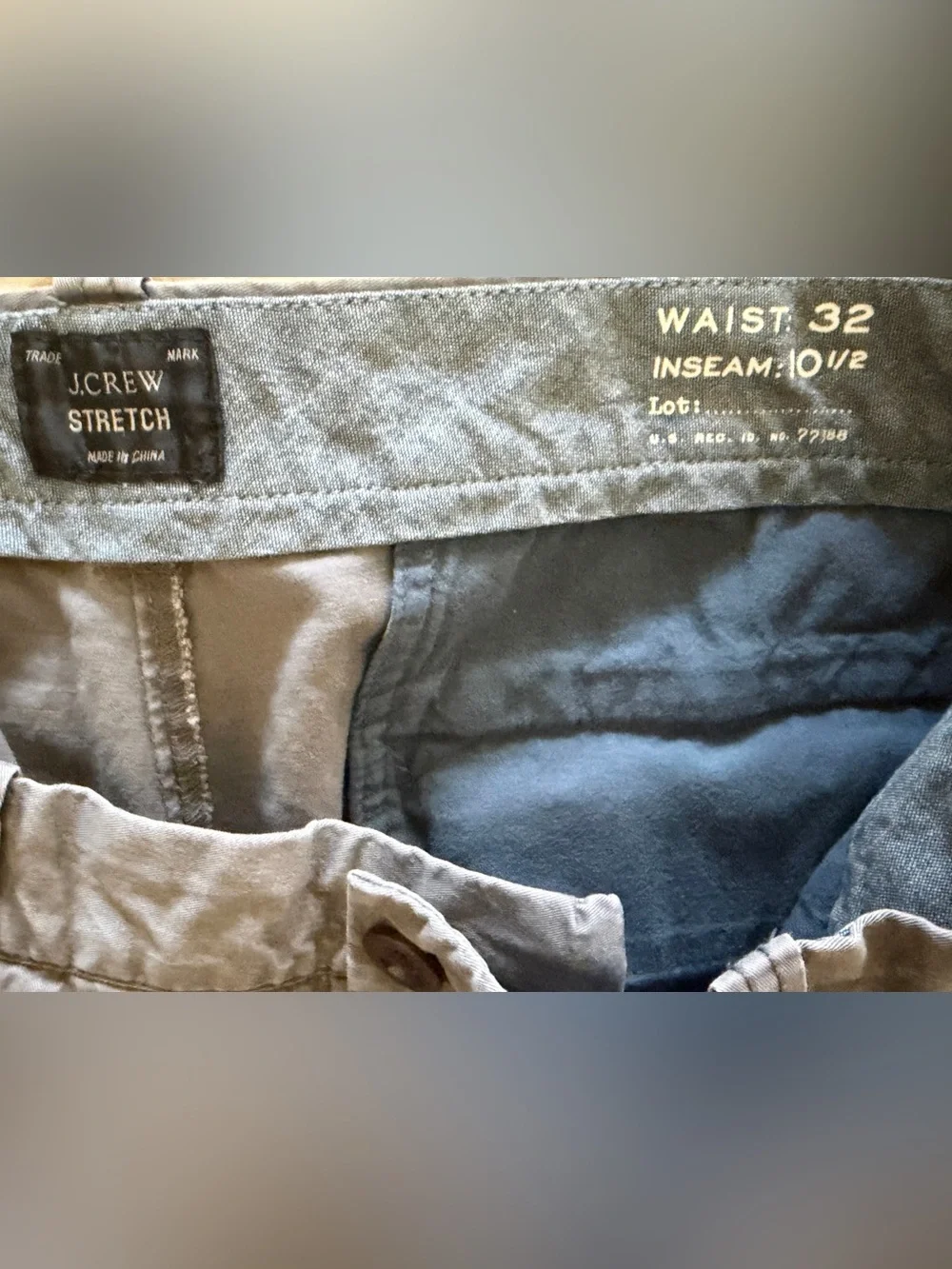 J. Crew Navy Gray & Khaki 10.5
